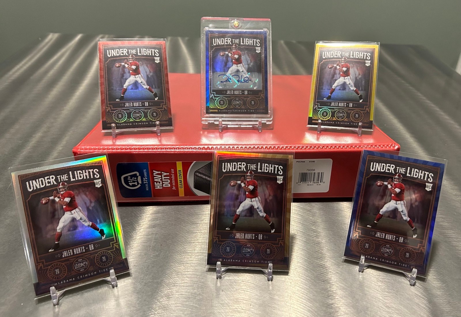 Jalen Hurts Under The Lights Rookie card lot