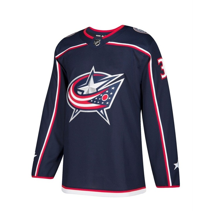 Adidas NHL Columbus Blue Jackets #3 Seth Jones Home Jersey (42)