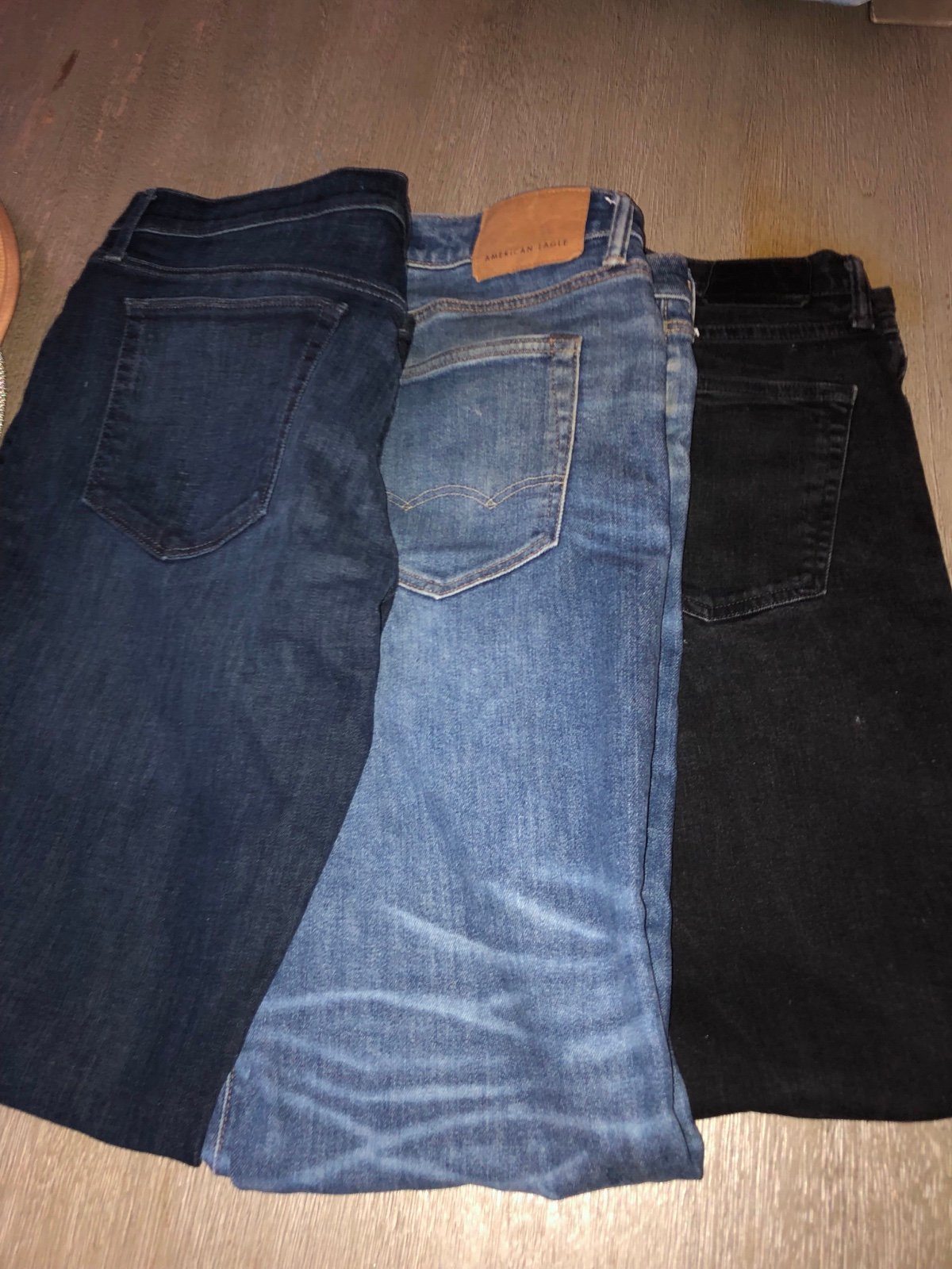 Men’s jeans 33x30 n 36W Abercrombie- American eagle-joes
