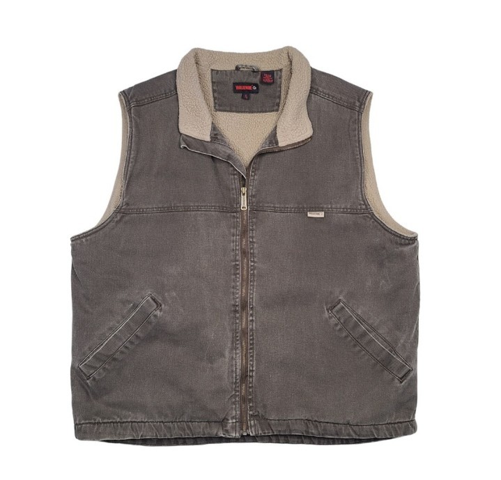 Wolverine Gray Sherpa Lined Vest