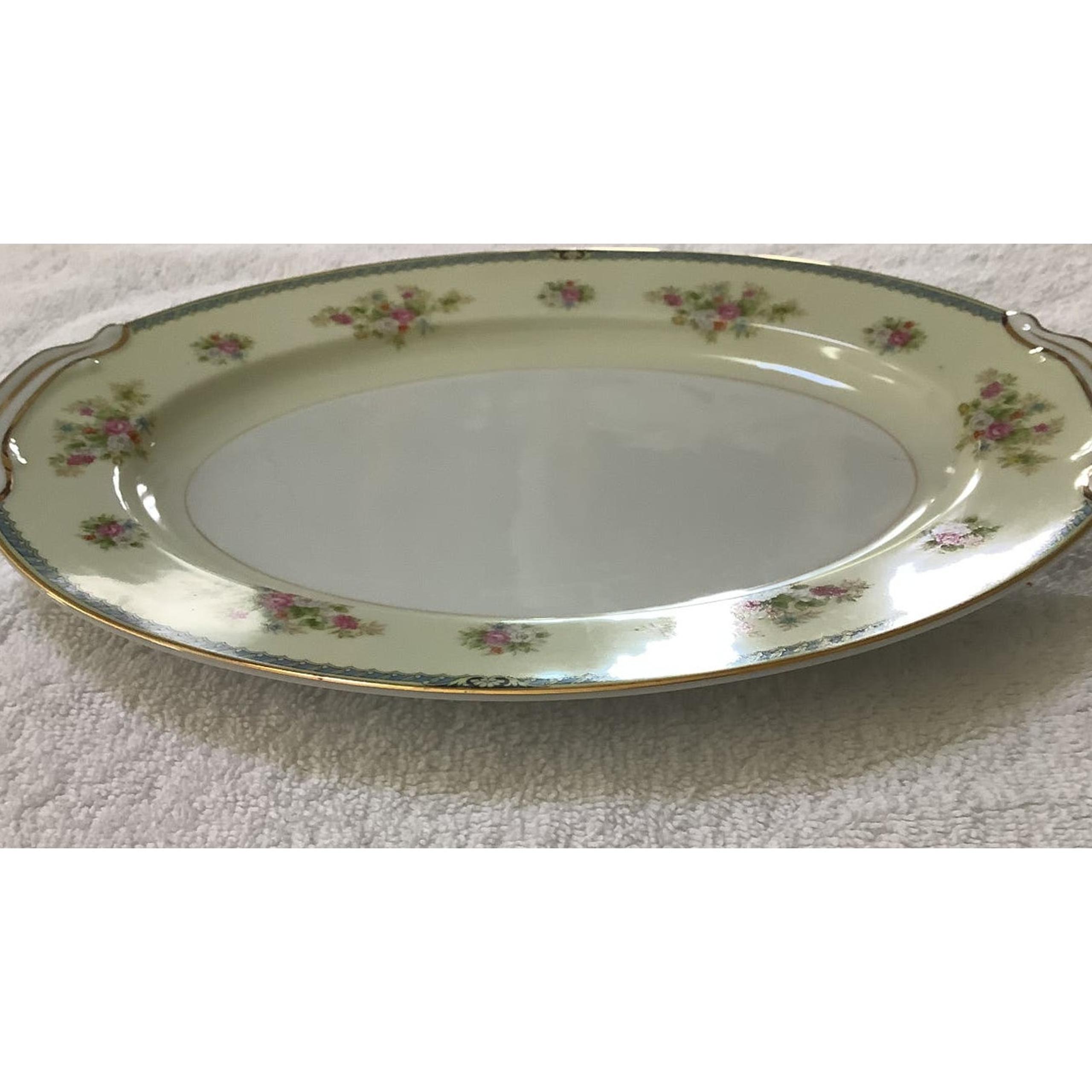 Vintage Noritake Nippon 11.75" Oval Platter 1940
