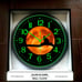 Cat moon Glow in the Dark Wall Clock Living room pet Wall Clock