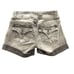Hudson Women’s Ruby Mid-Thigh Cuffed Denim Shorts in Grey Size 24