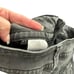 Hudson Women’s Ruby Mid-Thigh Cuffed Denim Shorts in Grey Size 24