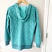 Athleta Sundown Alliance Hoodie Sweatshirt Aqua Blue Teal Pullover Size XS