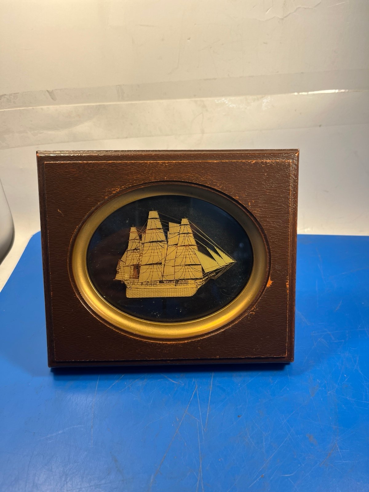 Golden Age of American Sail 24 Karat Gold Electroplate - 6276