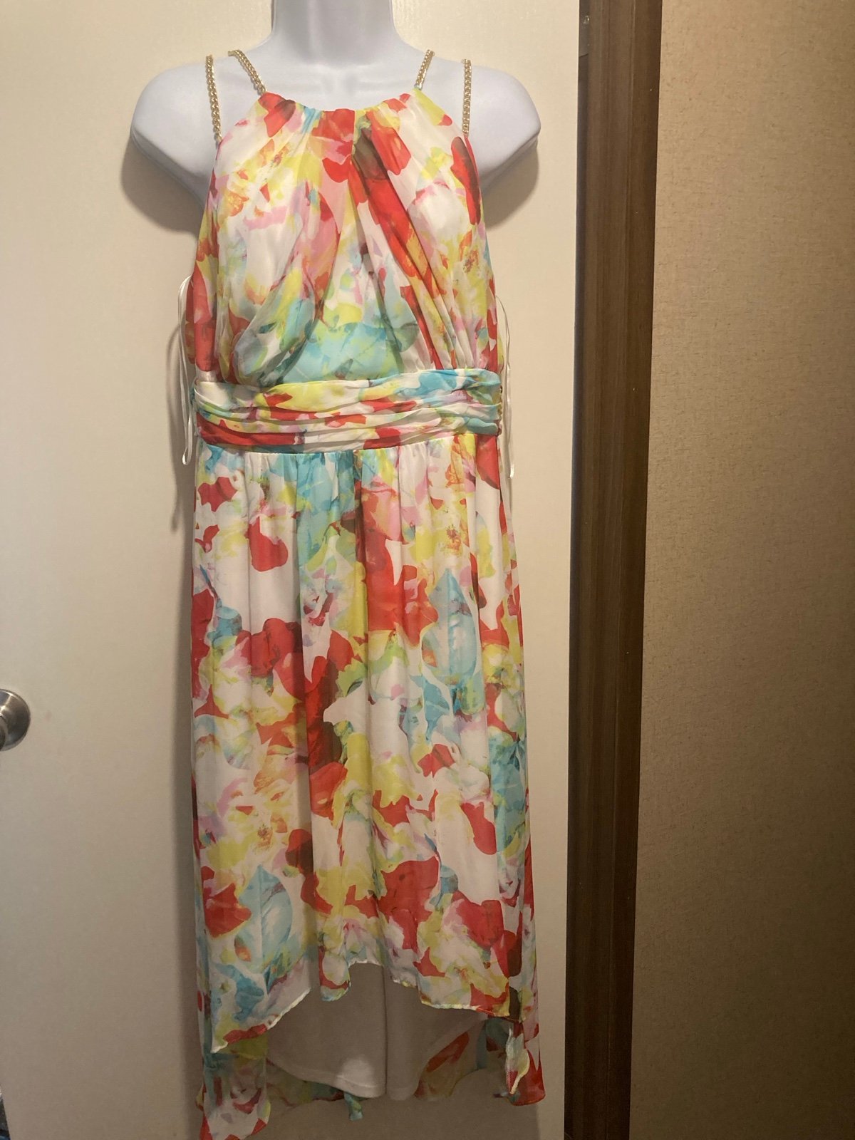 Sangria high low dress size 6