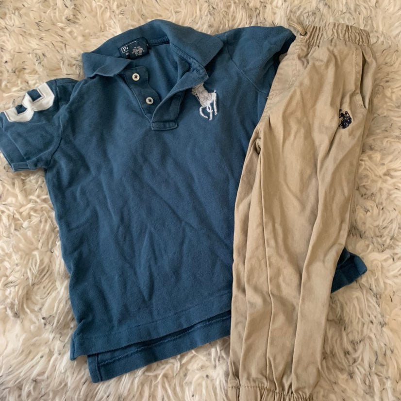Boys ralph lauren set 4t