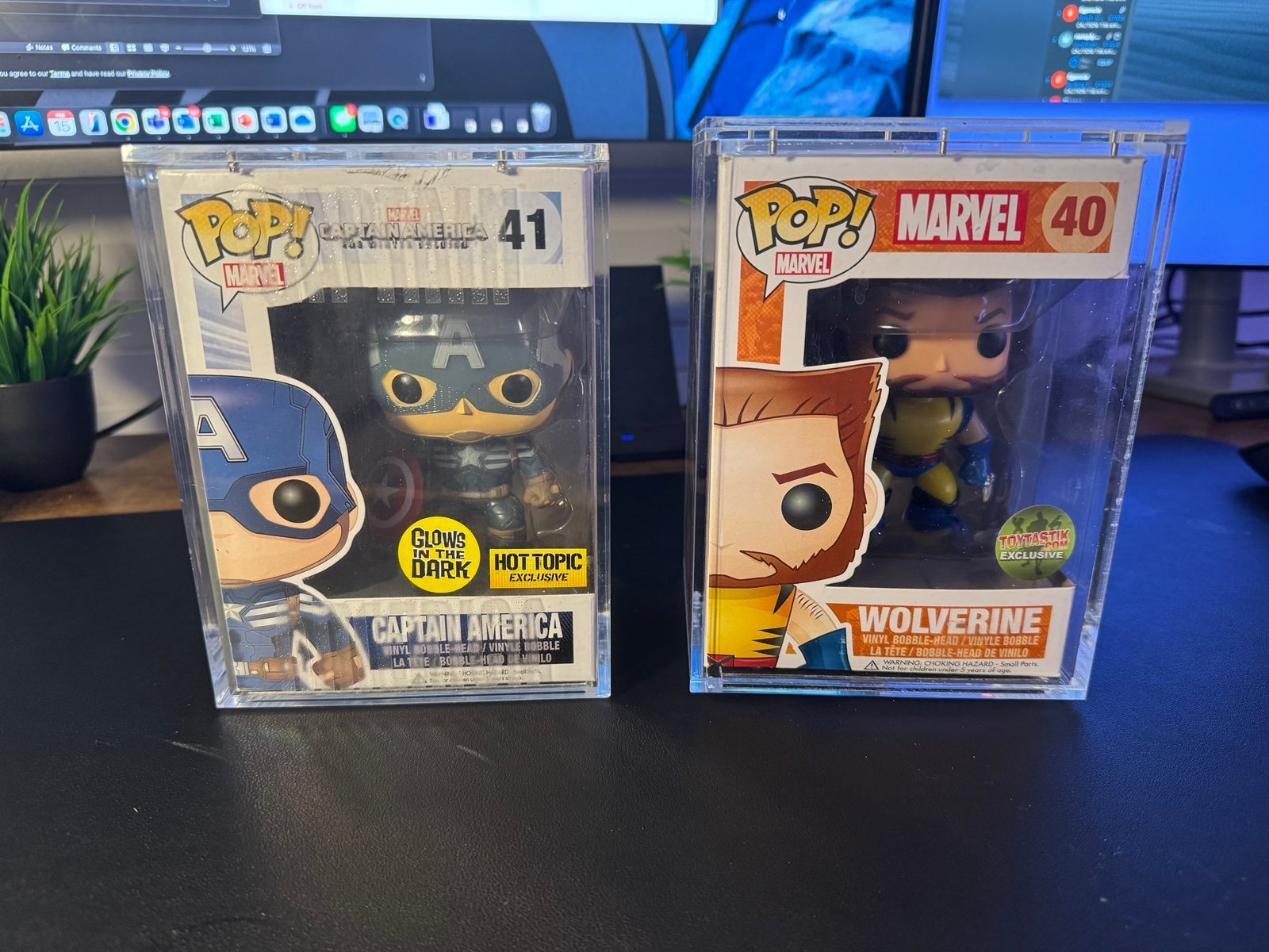 Funko bundle wolverine & captain America