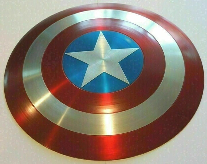 oniCaptain America Shield - Metal Prop Replica - Marvel Legends 75th Anniversary