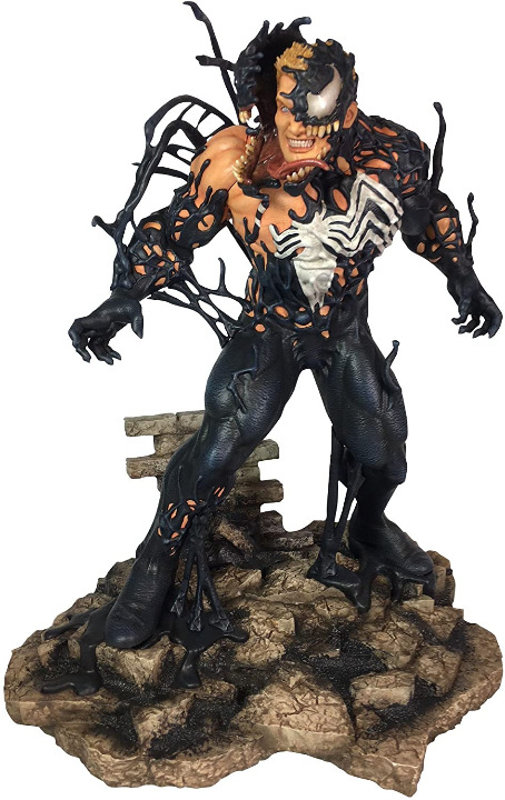 venom gallery statue, spiderman anti hero statue, eddie brock, marvel figure