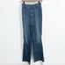 We The Free Wide Leg Frayed Hem Mindy Rigid Flares High Rise Denim Jean Sz 26