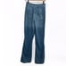 We The Free Wide Leg Frayed Hem Mindy Rigid Flares High Rise Denim Jean Sz 26