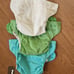 Cloth diapers and inserts- large lot