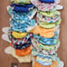 Cloth diapers and inserts- large lot