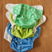 Cloth diapers and inserts- large lot