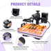 Heat Press Machine 12x15 Inch, 360° Swing Away 5 in 1 Heat Transfer Machine,