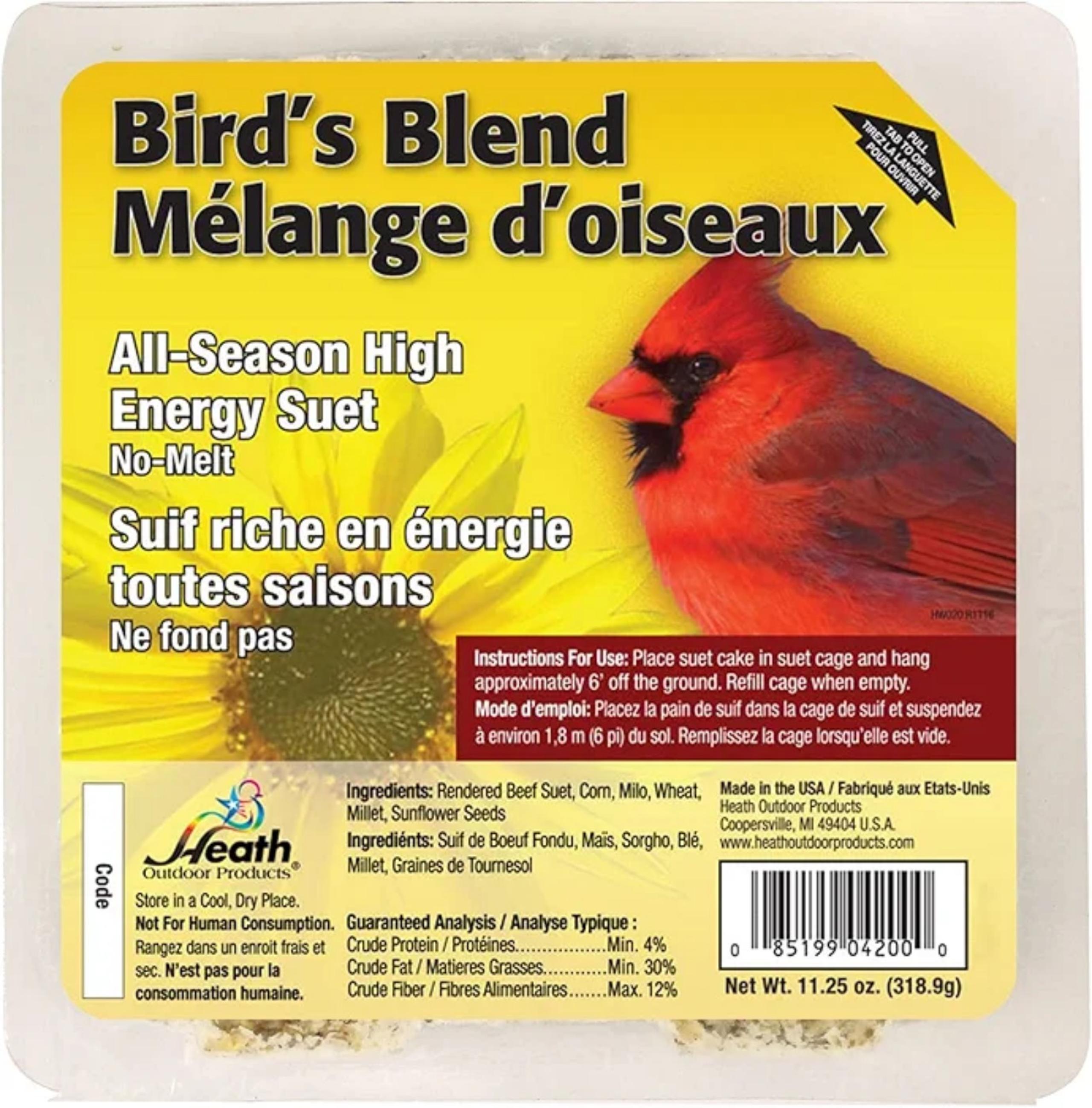 Birds Blend All Season High Energy Suet Pack of 24 New in Package