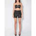 RTA Shane Leather High Waist Shorts Black Womens Size Small
