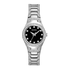 Bulova Women's Crystal Stainless Watch