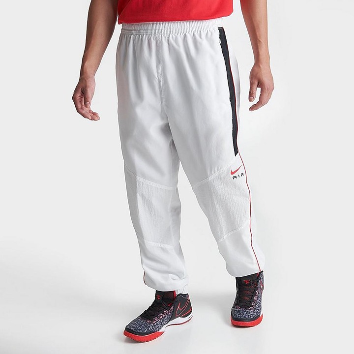 Men's Nike Air Swoosh Woven Track Pants - White FN7688-121 - Large