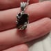 Brown Smoky Quartz Rhodium Over Sterling Silver Pendant With Chain 3.65c