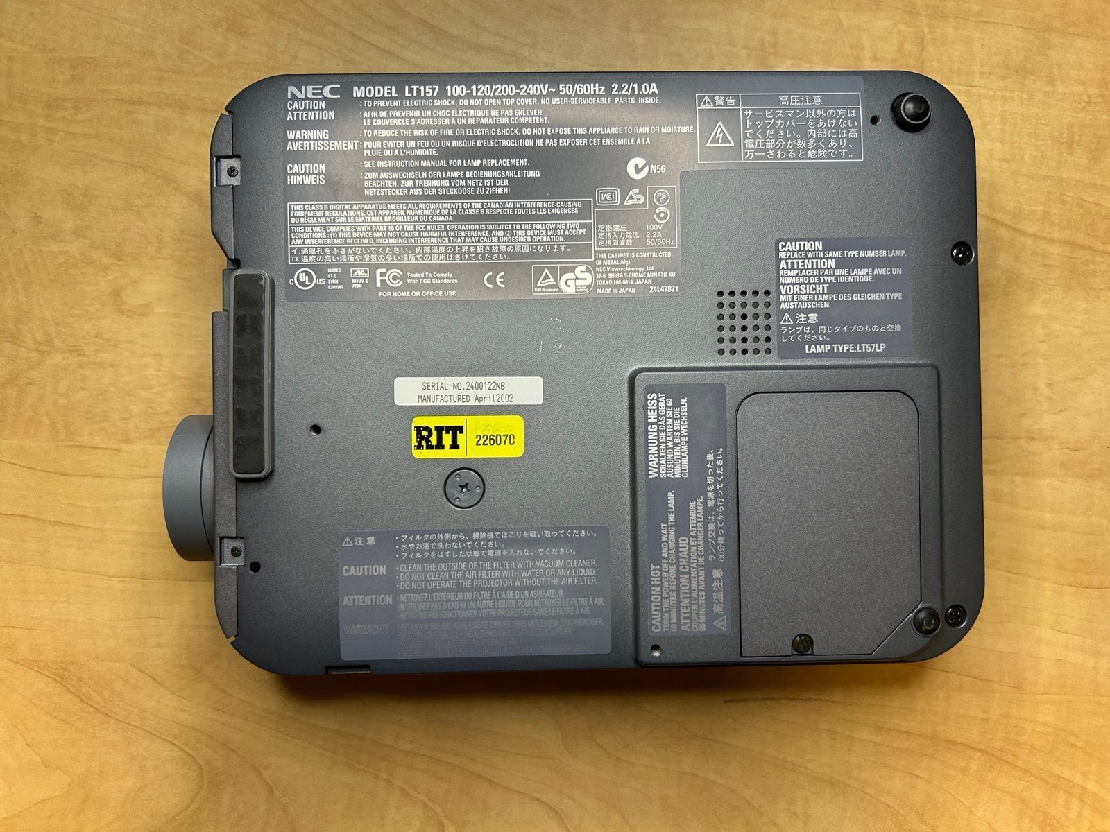 NEC LCD Projecter LT157