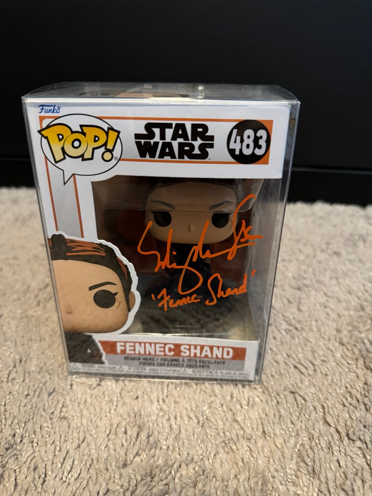 Fennec Shand funko pop signed