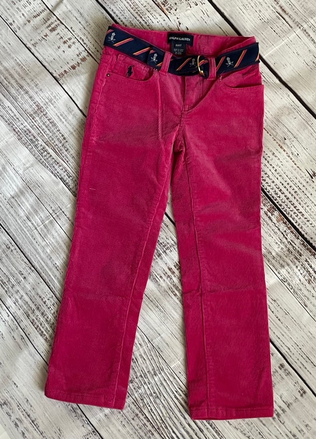 NEW! Toddler Girls Ralph Lauren Corduroy Pants (4T)