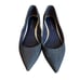 Marc Fisher Denim Pointed Toe Rock Stud Ballet Flats 6.5
