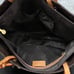 RIONI Moda Italia STN-20264 Monogram Dual Strap Leather Cascade Saddle Tote Bag