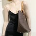 RIONI Moda Italia STN-20264 Monogram Dual Strap Leather Cascade Saddle Tote Bag