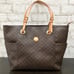 RIONI Moda Italia STN-20264 Monogram Dual Strap Leather Cascade Saddle Tote Bag