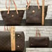 RIONI Moda Italia STN-20264 Monogram Dual Strap Leather Cascade Saddle Tote Bag