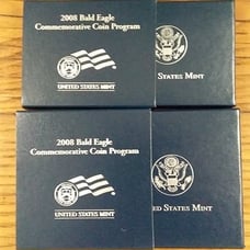 2008 US Mint Bald Eagle Commemorative Coin Program ( 2 Coin Set )