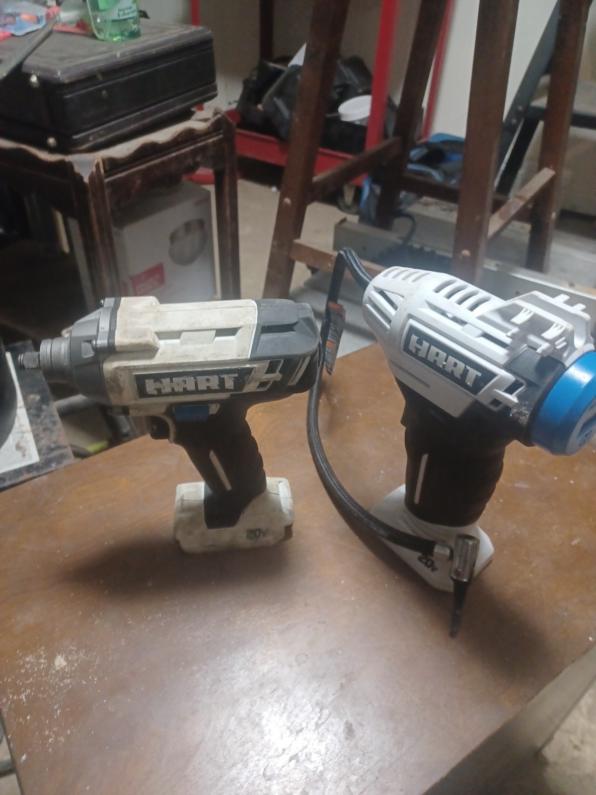 Hearts impact 3/8 drill four-door air Pumper just tools no battery