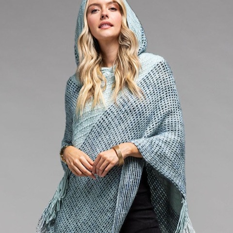 hooded ponchos