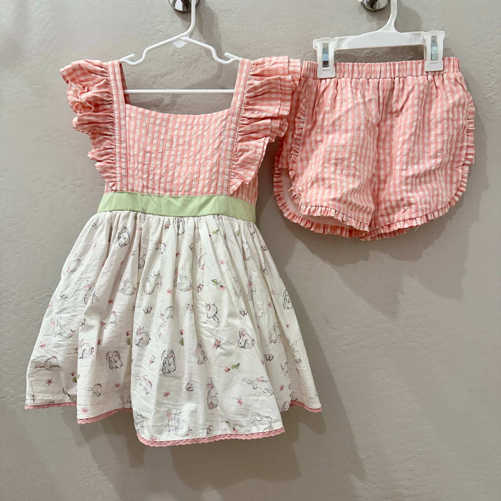 Girl August Honey Bunny Dress Set