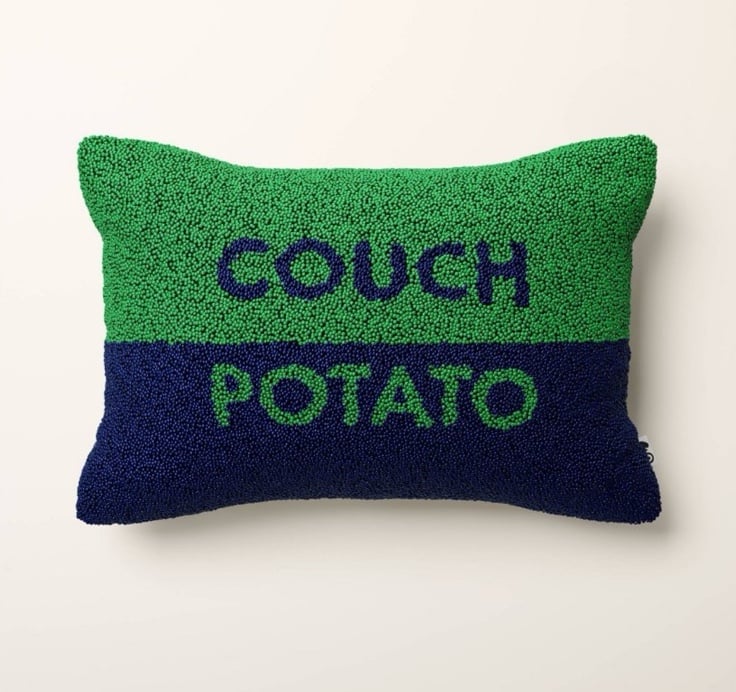 Kate Spade X Target “couch potatoe “ Pillow NWT