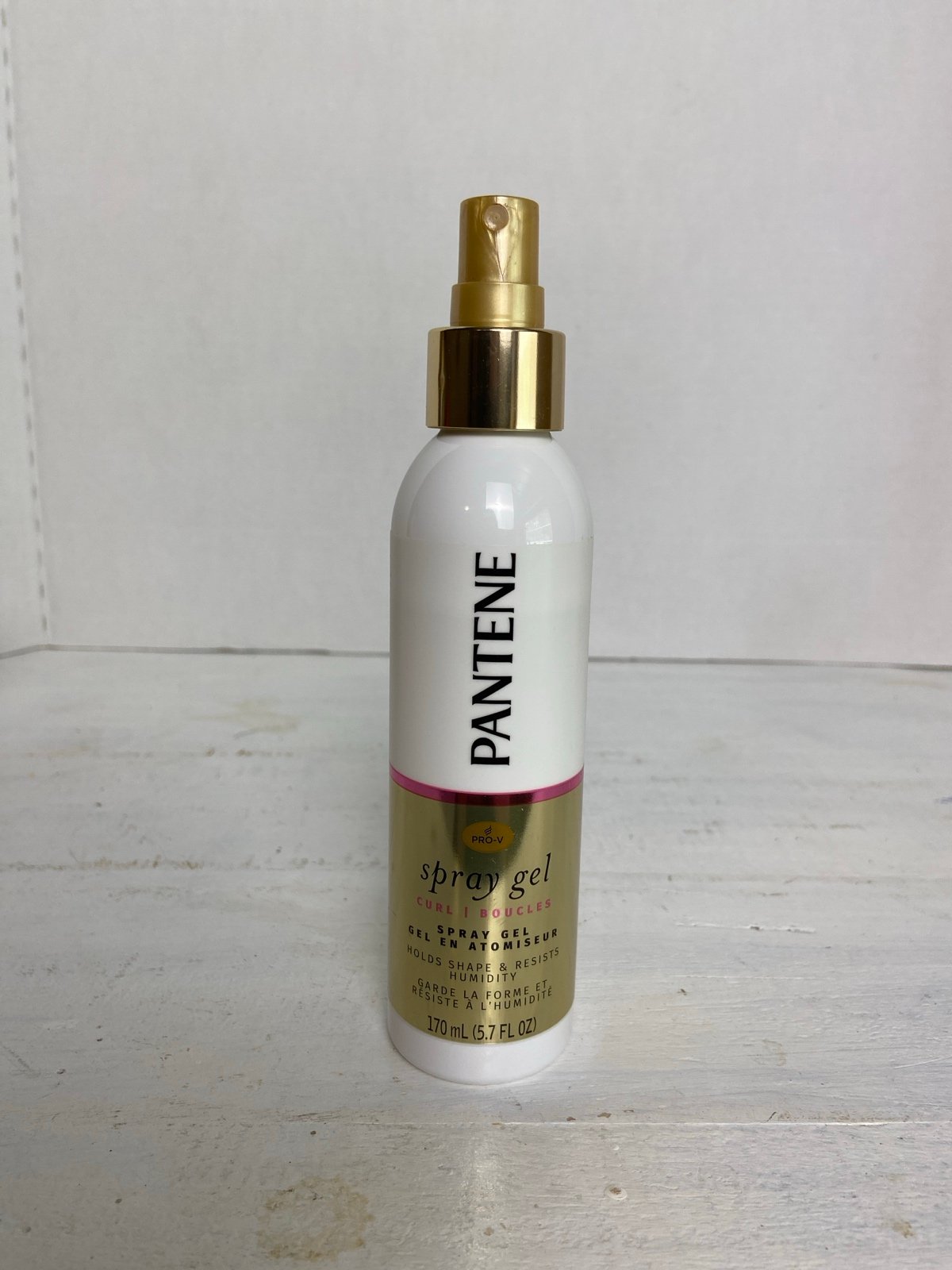 Pantene Spray Gel Curl 5.7 floz bottle No Cap
