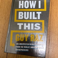 Guy Raz Signed How I Built This Book