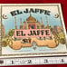 Antique Ephemera”EL JAFFE” Outer Arabic Building Cigar Label Baum-JAFFE Co.
