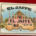 Antique Ephemera”EL JAFFE” Outer Arabic Building Cigar Label Baum-JAFFE Co.