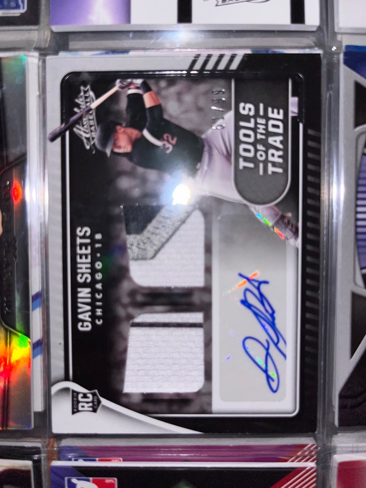 Gavin sheets rookie auto patch ‘d#