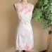 Elie Tahari Sleeveless Tie Dye Sheath Dress Pink Blue Sz 6