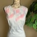 Elie Tahari Sleeveless Tie Dye Sheath Dress Pink Blue Sz 6