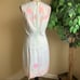 Elie Tahari Sleeveless Tie Dye Sheath Dress Pink Blue Sz 6