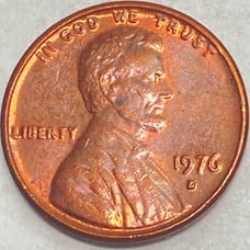 1976 D Penny