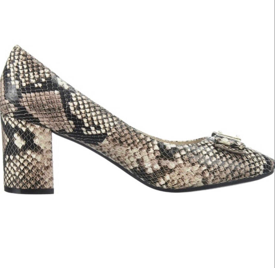 Cole Haan snakeskin pumps