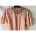 VTG 1950s Womens Small Embellished Short Sleeve Cardigan Sweater Pink Barbiecore